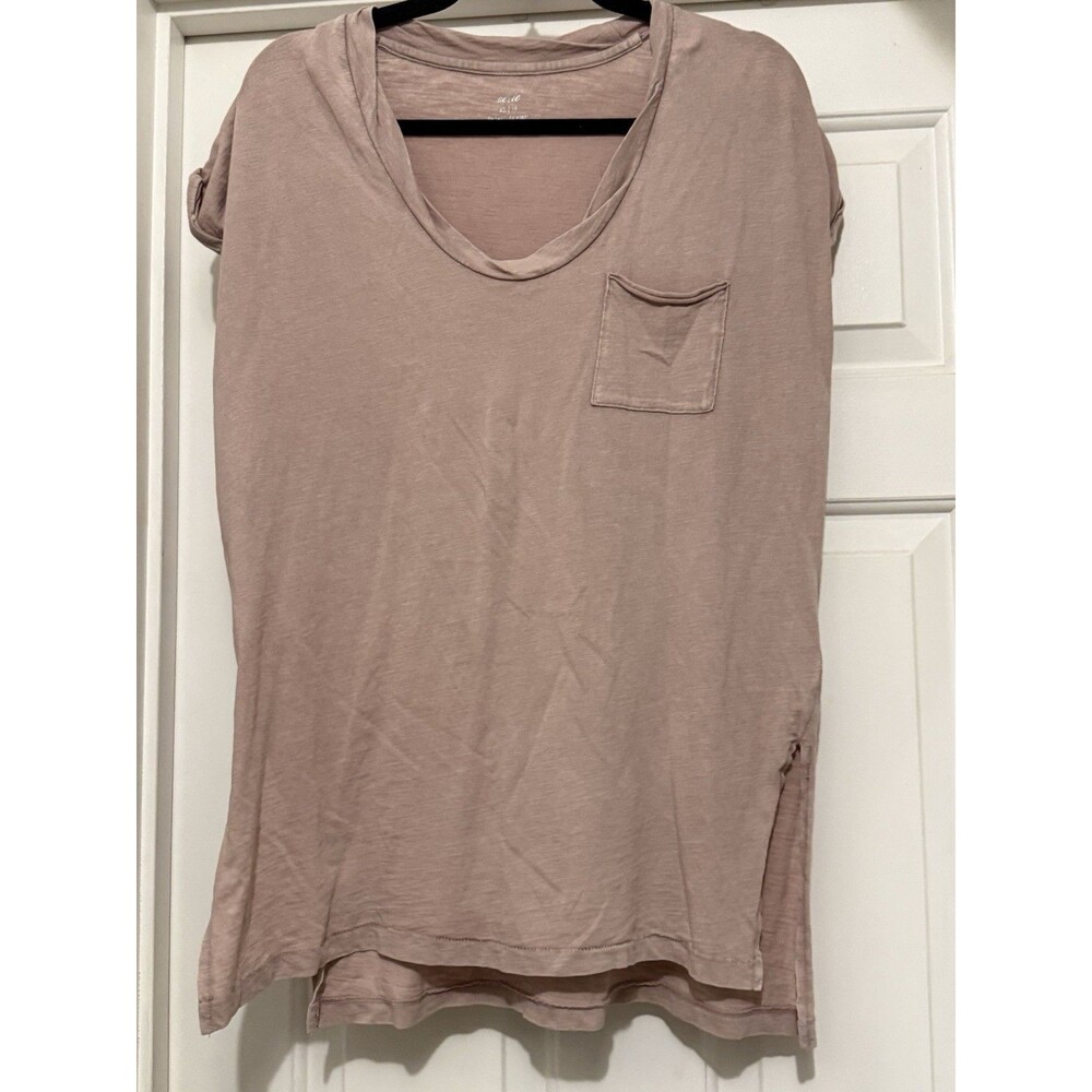 Aerie Women's Pink Top XS Short Sleeve Casual Boho Chic